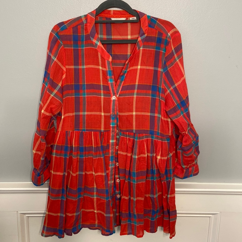 11-1 Tylho plaid tunic
